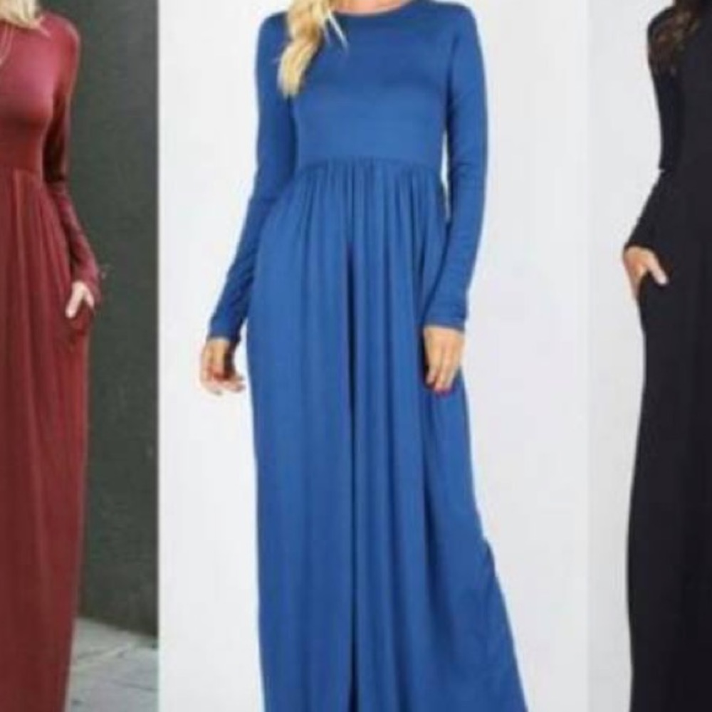 TPH Maxi Dress in Blue, Small